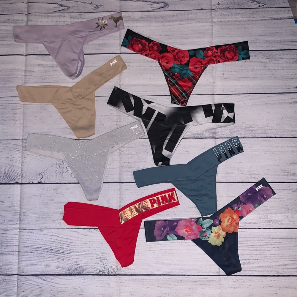 PINK/VS Seamless Thong Bundle (8)